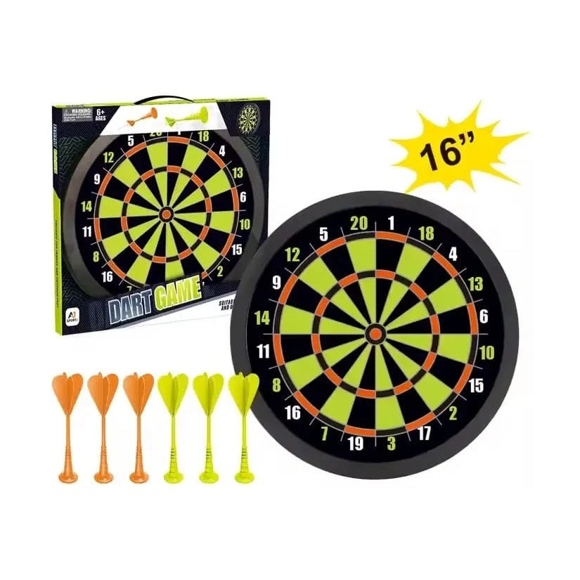 Aojie Sport - 16" Target Set (W/ 6 Darts)