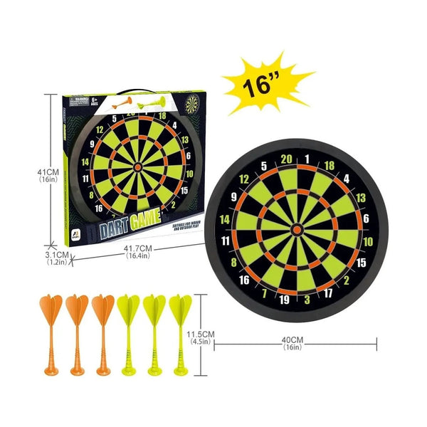 Aojie Sport - 16" Target Set (W/ 6 Darts)