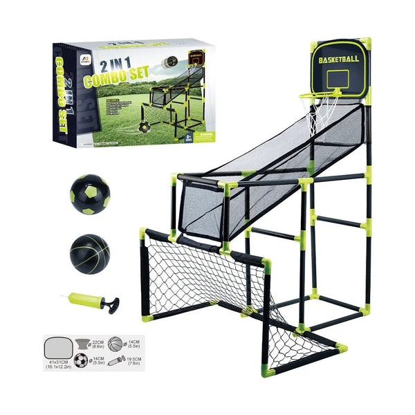 Aojie Sport - 2 In 1 Combo Set (Basketball, Soccer Set)
