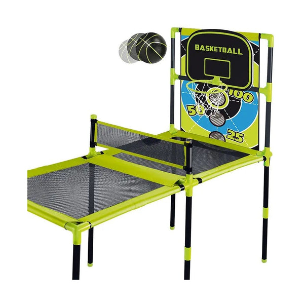 Aojie Sport - 3 In 1 Combo Set (Table Tennis, Toss Game & Basketball Set)