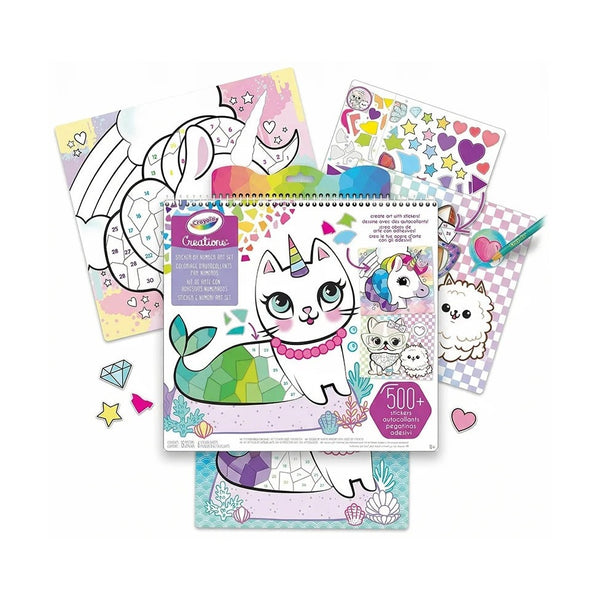 Crayola - Crayola Creations Sticker By Number Art Set