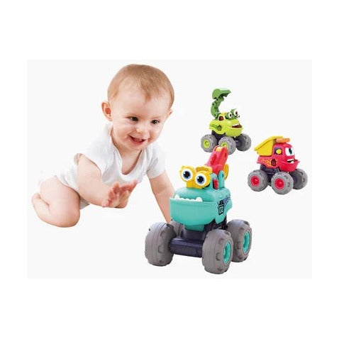 Hola - Fun Monster Construction Truck Set