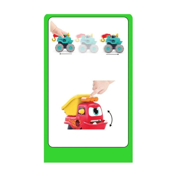 Hola - Fun Monster Construction Truck Set