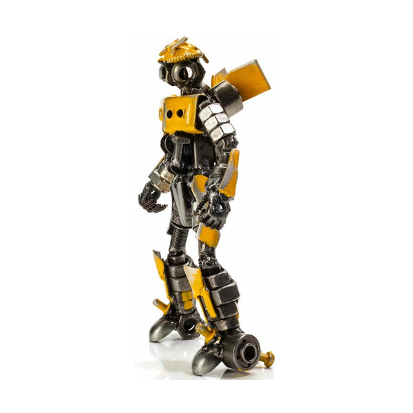 Metal Art - 7" Bumblebee Inspired Recycled Metal Sculpture