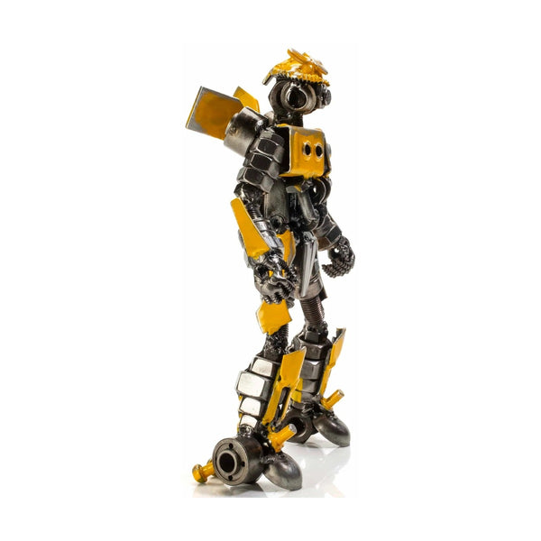 Metal Art - 7" Bumblebee Inspired Recycled Metal Sculpture