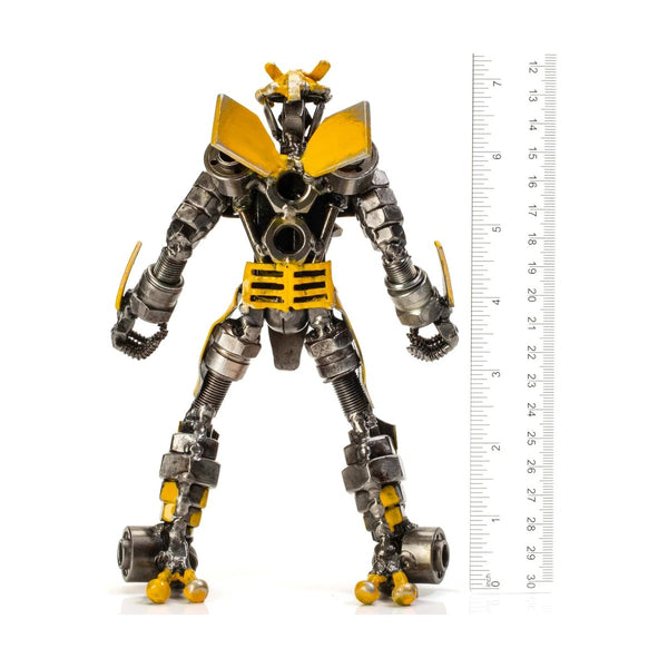 Metal Art - 7" Bumblebee Inspired Recycled Metal Sculpture