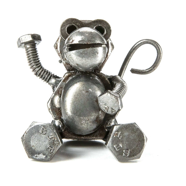 Metal Art - Monkey Recycled Metal Sculpture