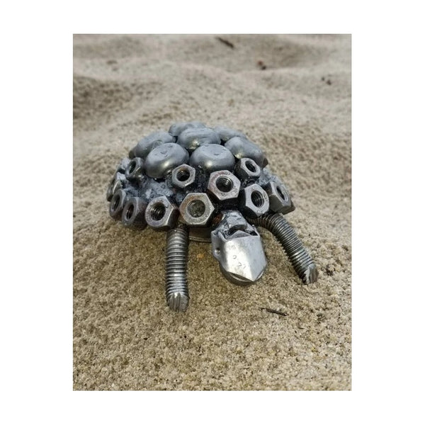 Metal Art - Turtle Recycled Metal Sculpture