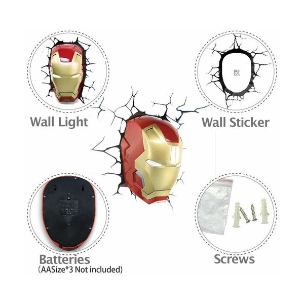 The Source 3Dl Marvel Iron Man Light