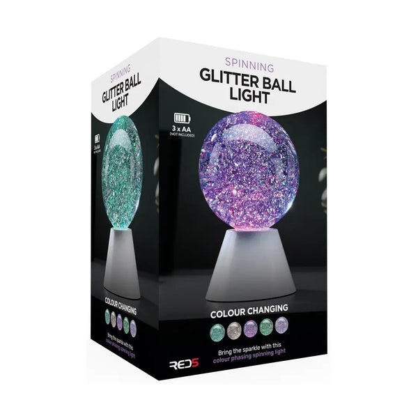 The Source Spinning Glitter Ball Light