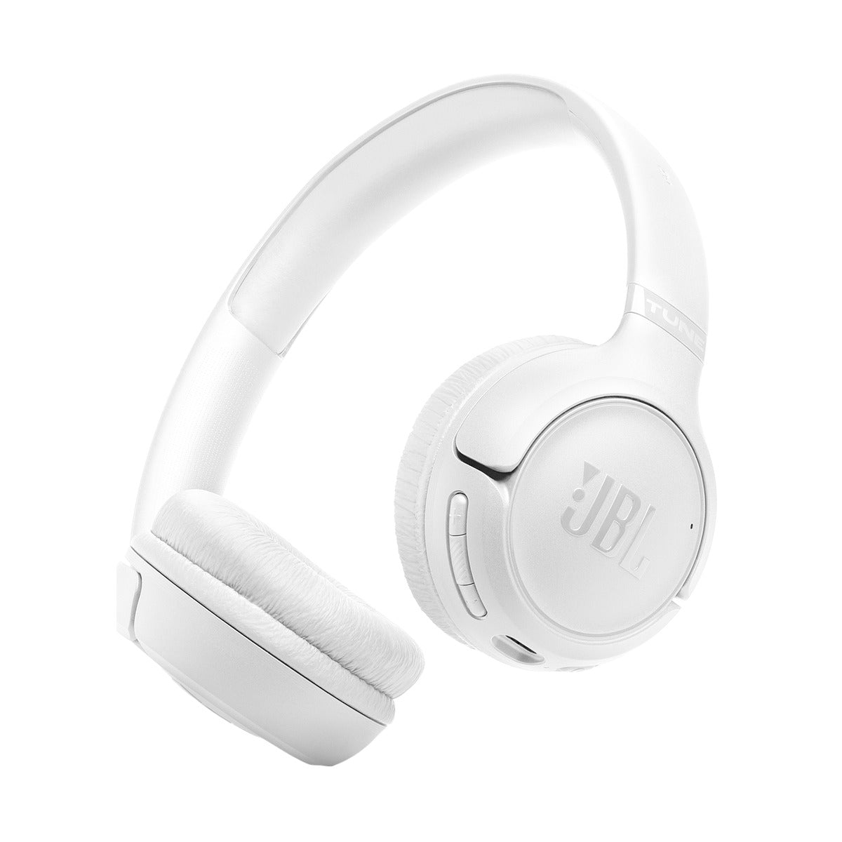 JBL - سماعات رأس بلوتوث لاسلكية توضع على الأذن Tune 530Bt - أبيض