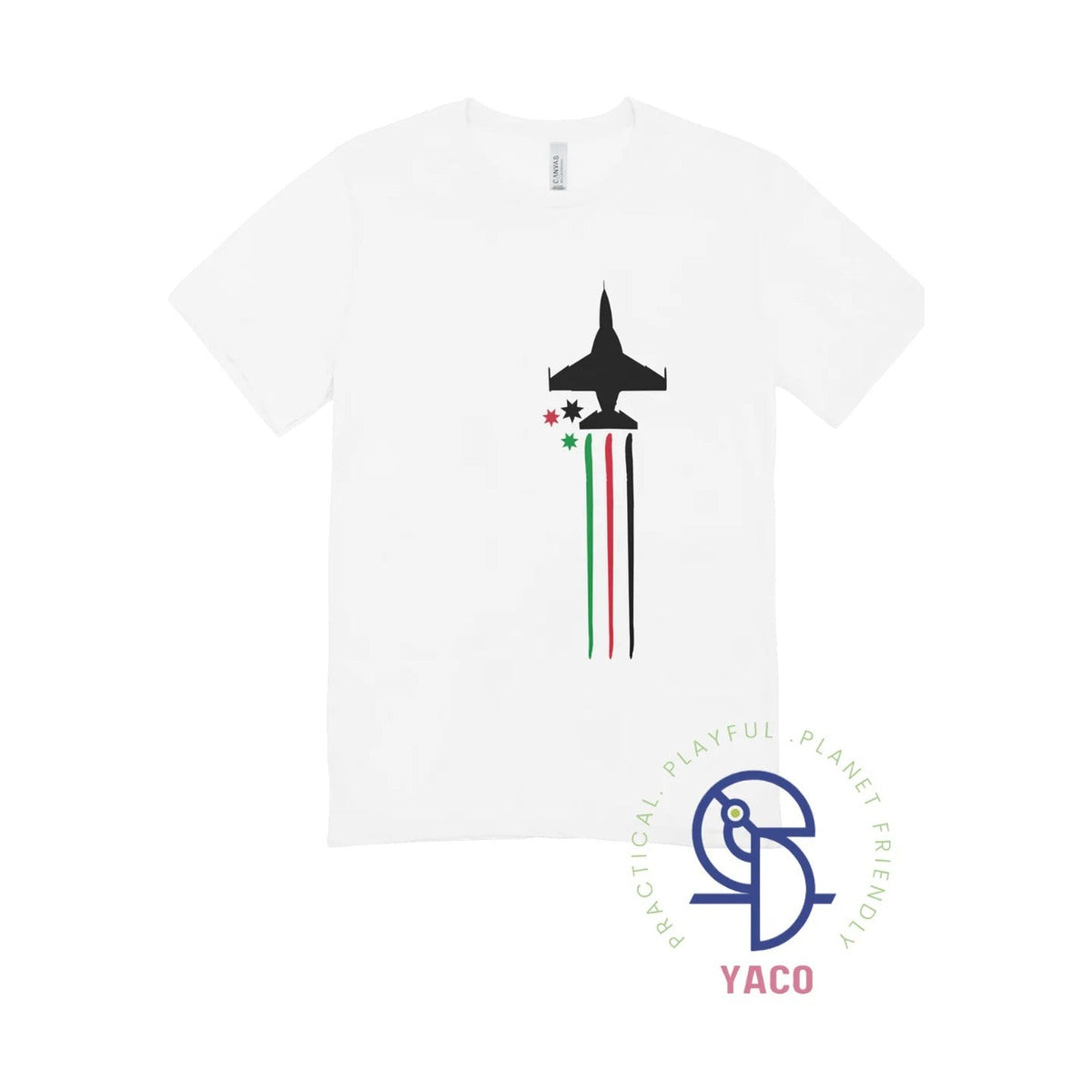 Yaco - PLANES WITH STARS - White - 8