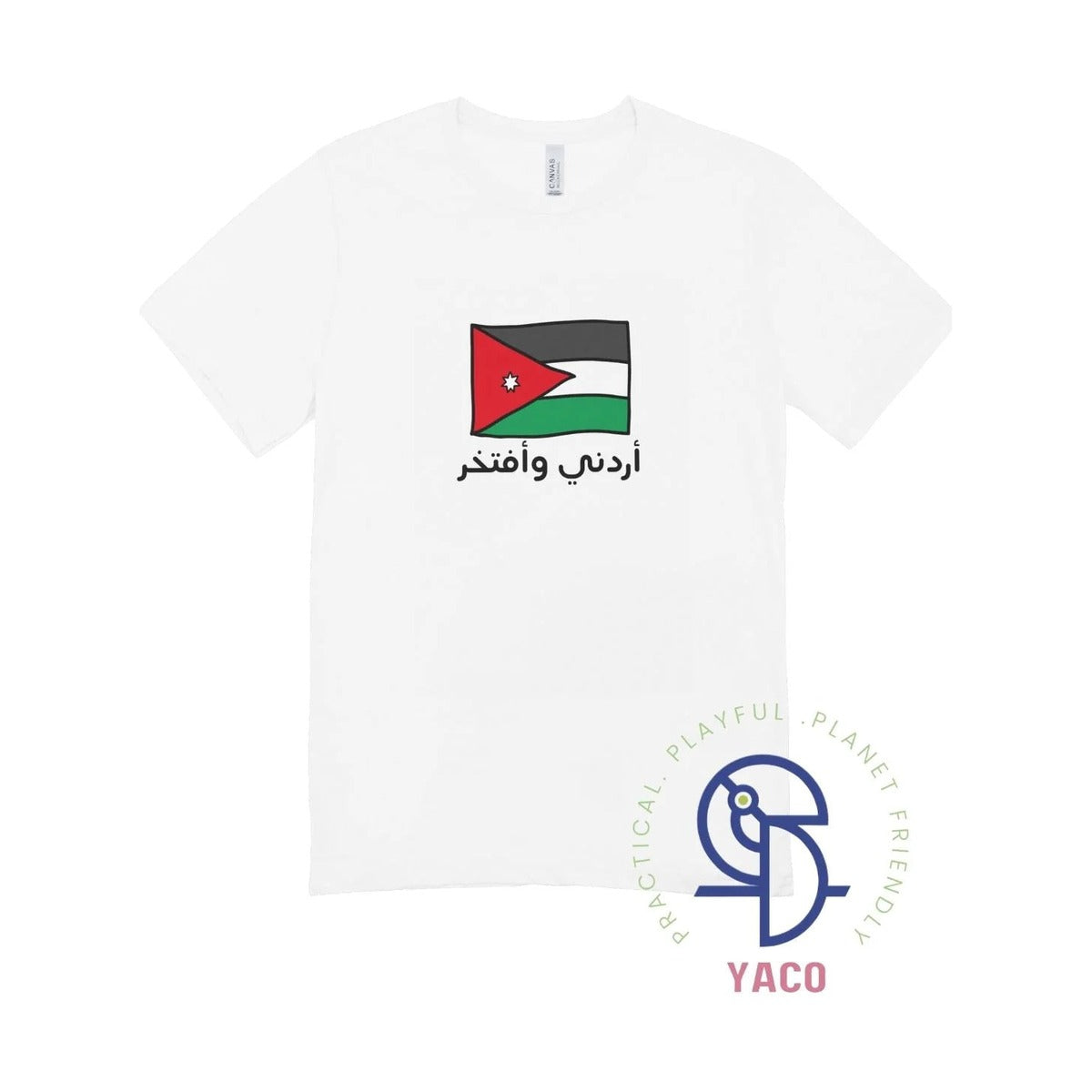 Yaco - PROUD JORDANIAN - White - 2