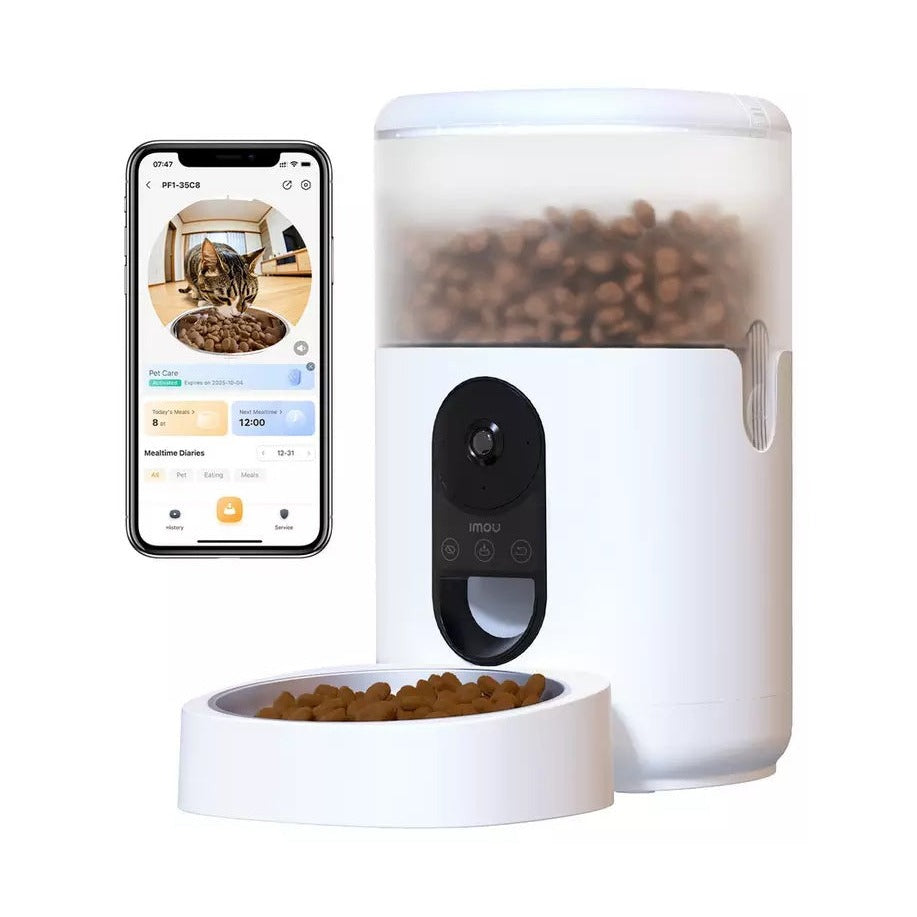 Pet Feeder | Wi-Fi Automatic Pet Food Dispenser | Remote Control via App | Portion Control | Smart Home Device
