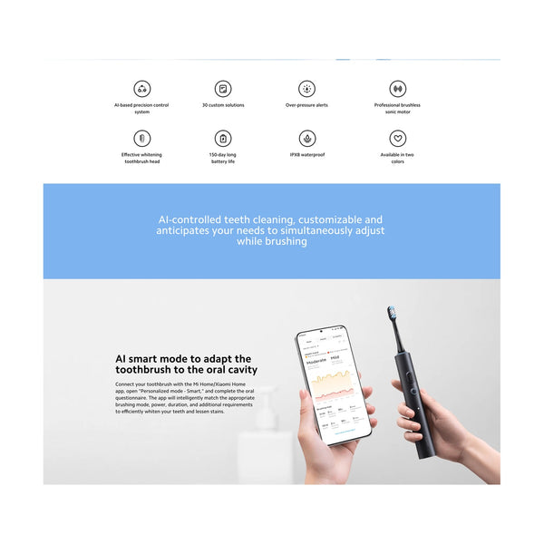 XIAOMI SMART ELECTRIC TOOTHBRUSH T501 - DARK GREY