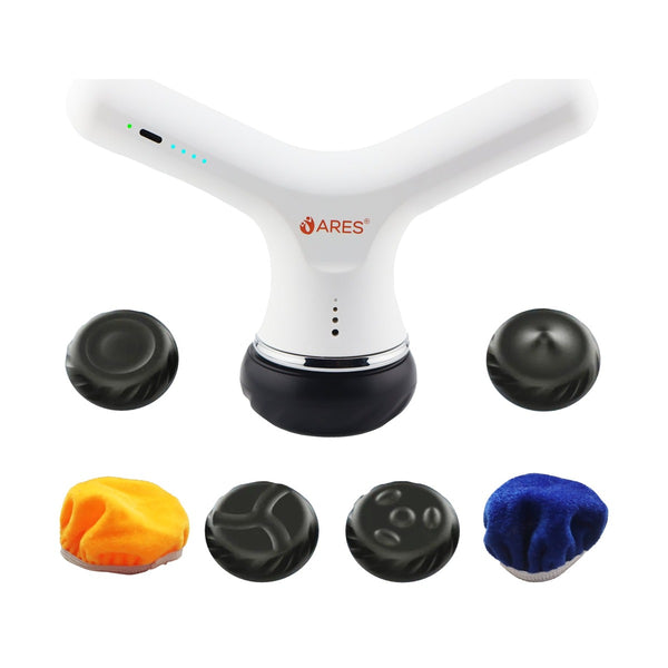 uSlim 2in1 Gun Massager and Cellulite Remover - White