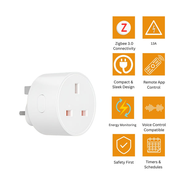 Sonoff E27 13A smart Zigbee plug