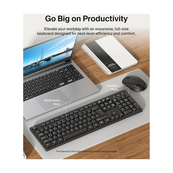 Belkin - Wireless Keyboard And Mouse Arabic