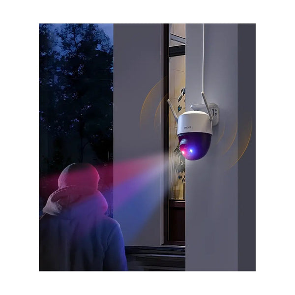 Imou Cruiser SC 3MP” Outdoor Wi-Fi PTZ Security Camera | 3 MP 2K HD | Pan/Tilt 355°/90° | Full-Color Night Vision + IR