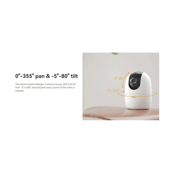 Imou Ranger2/ 3MP Indoor Wi-Fi Security Camera | Human Detection | Night Vision | Two-Way Audio
