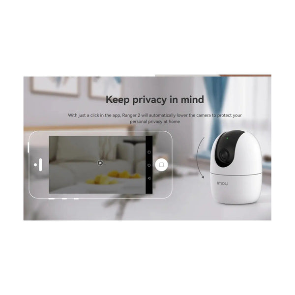 Imou Ranger2/ 3MP Indoor Wi-Fi Security Camera | Human Detection | Night Vision | Two-Way Audio