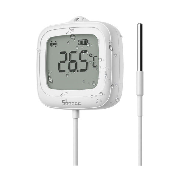 Sonoff Temperature & Humidity Sensor | Real-Time Monitoring | Long-Distance Zigbee 3.0 | Works with Alexa, Google Home