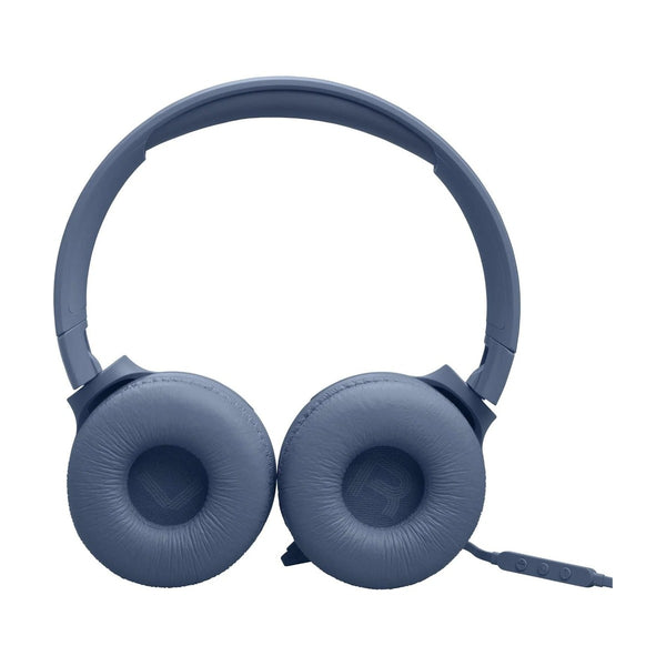 JBL - Tune 520C Wired On Pure Bass Sound Compatible With USB Device, Blue