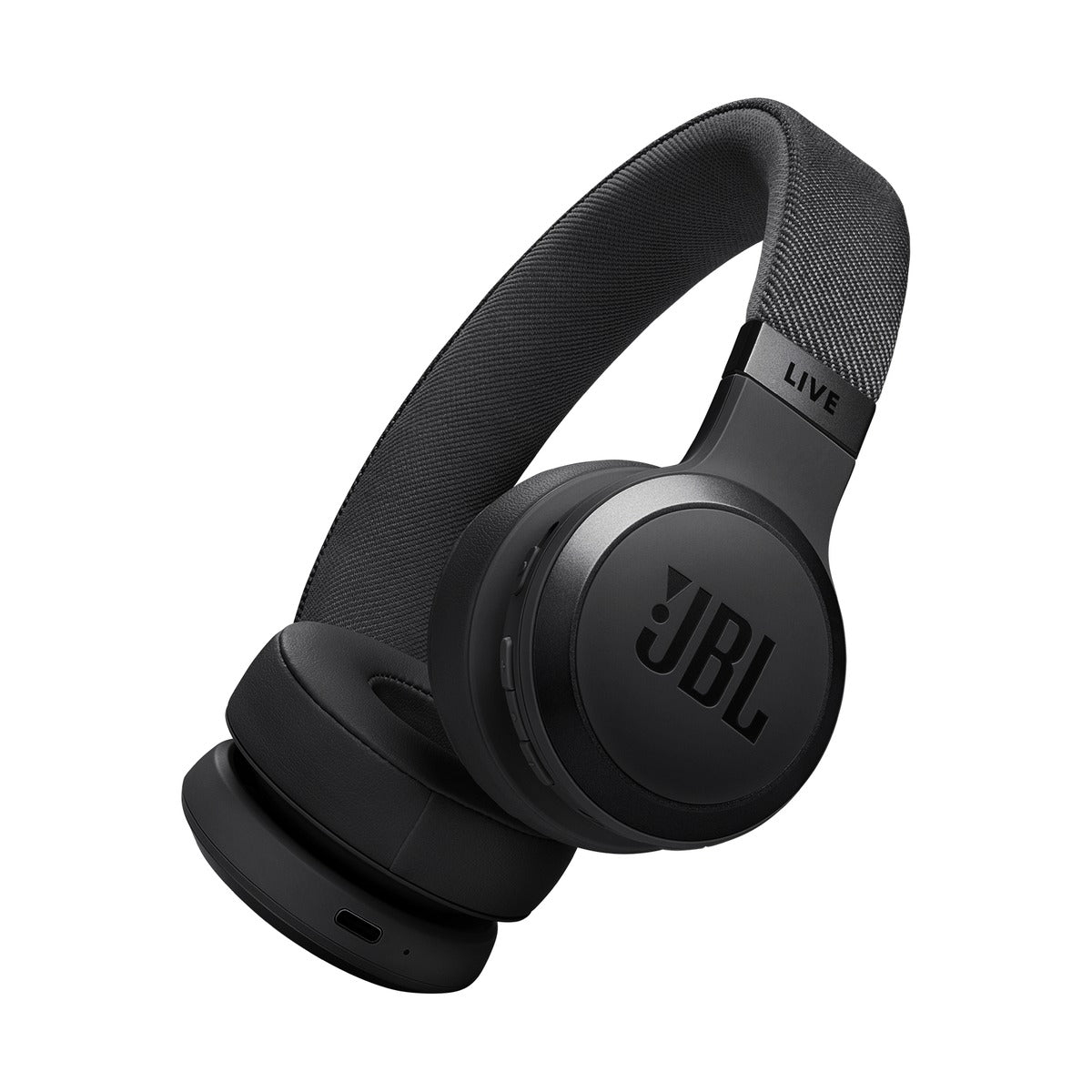 JBL - سماعات رأس لاسلكية فوق الأذن مانعة للضوضاء Live 670NC، لون أسود