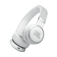 JBL - Live 670NC سماعات رأس لاسلكية بخاصية إلغاء الضوضاء النشطة، بيضاء