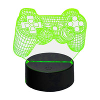 Mecharite Controller 3D LED Gaming Lamp, Gamepad Illusion Light, USB Powered