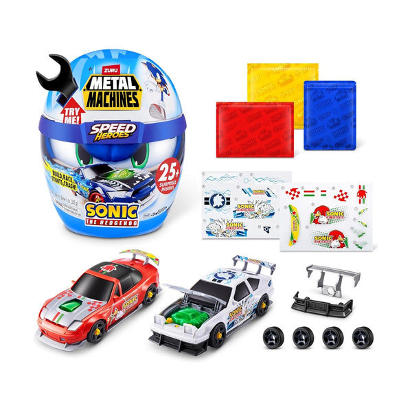 Zuru Metal Machines - Sonic The Hedgehog Speed Heroes Helmet Playset