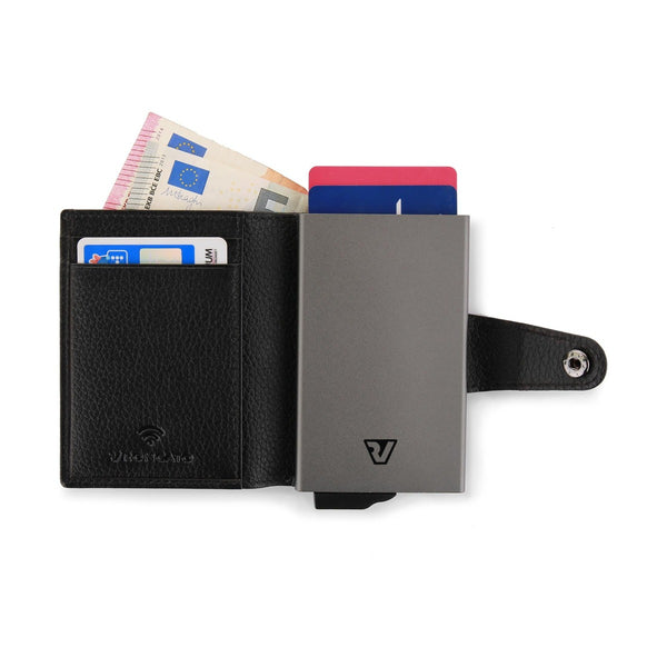 Roncato Iron 4.0 Credit Card Holder 7.5X10.5X2 Nero