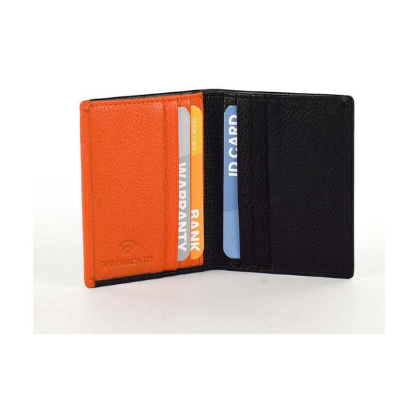 Roncato Iron 4.0 Credit Card Holder 8X9.5X1.5 Nero/Arancio
