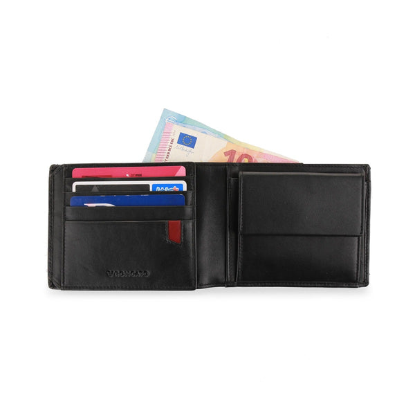 Roncato Pascal Men'S Wallet 13X9.5X2 Nero