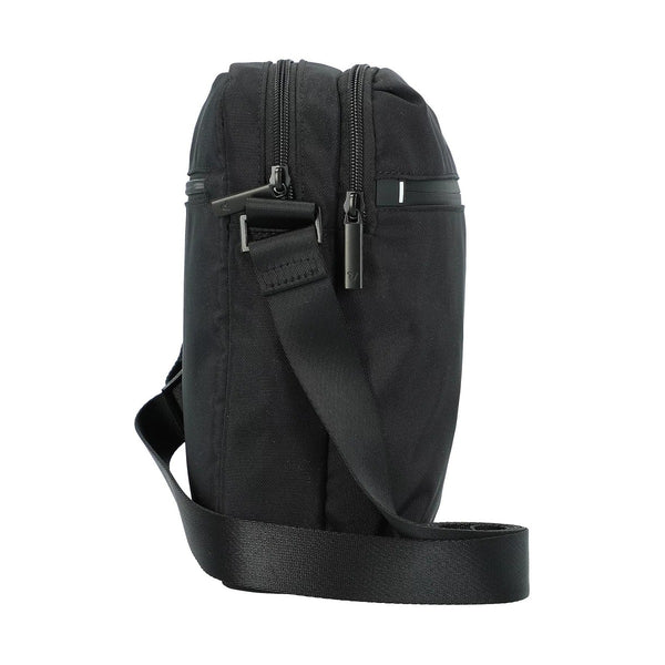 Roncato Sprint 2-Compartment Crossbody Bag Black