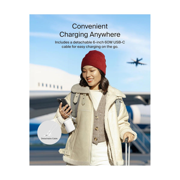Belkin - 10K Pd20W Power Bank With Display, White