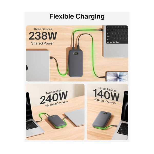 Belkin - Ultracharge Pro Laptop Power Bank 27K Charcoal