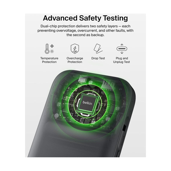 Belkin - Ultracharge Pro Laptop Power Bank 27K Charcoal