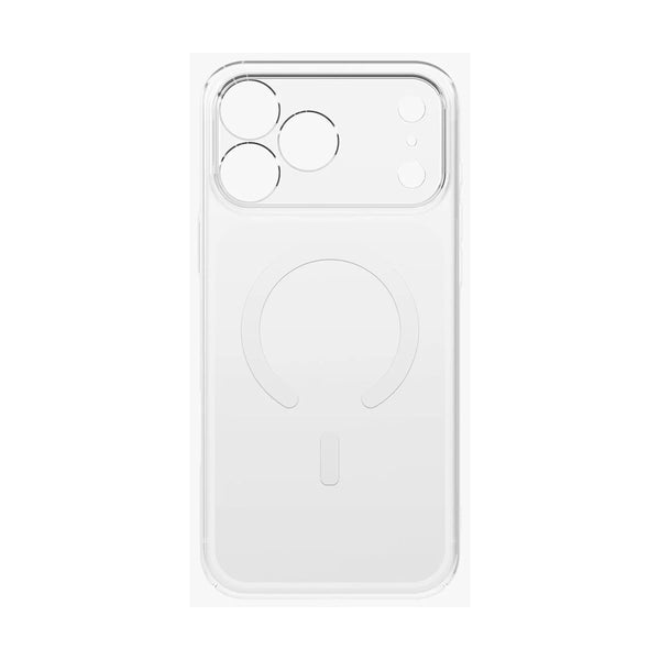Uniq Hybrid Iphone 17 Pro Max Magclick Charging Airsuit - Glossy Clear/White