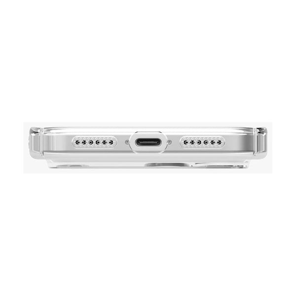 Uniq Hybrid Iphone 17 Pro Max Magclick Charging Airsuit - Glossy Clear/White