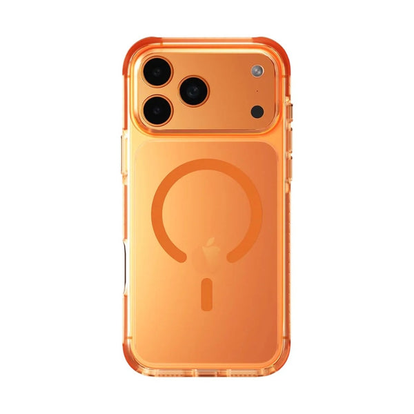 Uniq Hybrid Iphone 17 Pro Max Magclick Charging Combat - Volt Orange