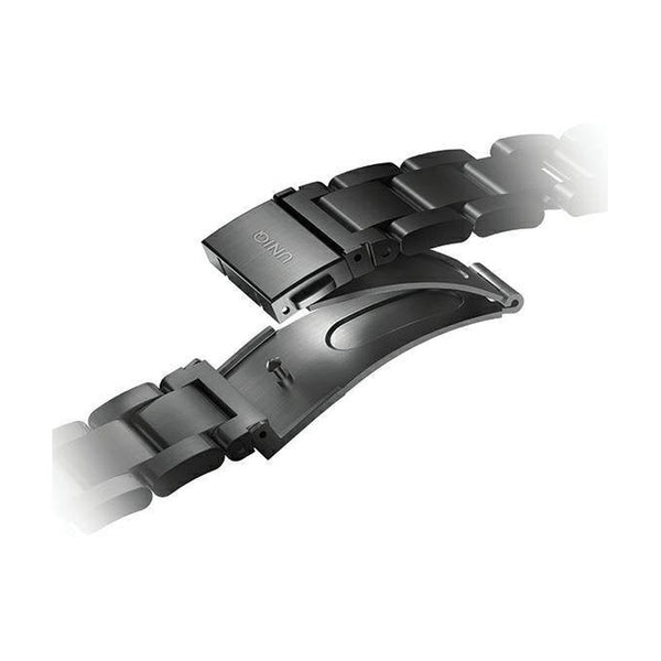 Uniq Osta Apple Watch Steel Strap With Self-Adjustable Links - Midnight