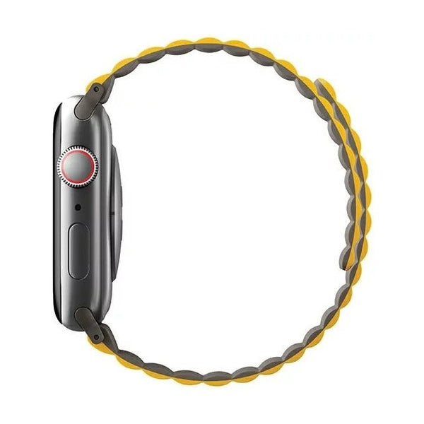 Uniq Revix Reversible Magnetic Apple Watch Strap - (Mustard/Khaki)