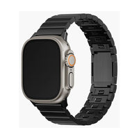 Uniq Strova Mag Apple Watch Steel Link Band Midnight - Satin Finish