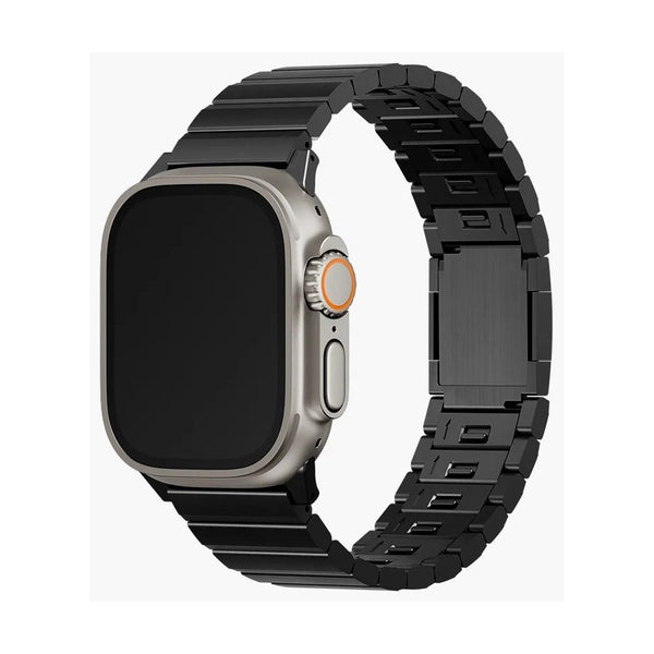 Uniq Strova Mag Apple Watch Self-Adjustable Steel Link Band - Midnight