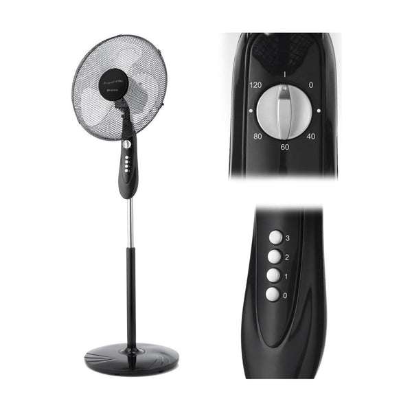 ARIETE - SEASONAL 40CM STAND FAN - Black
