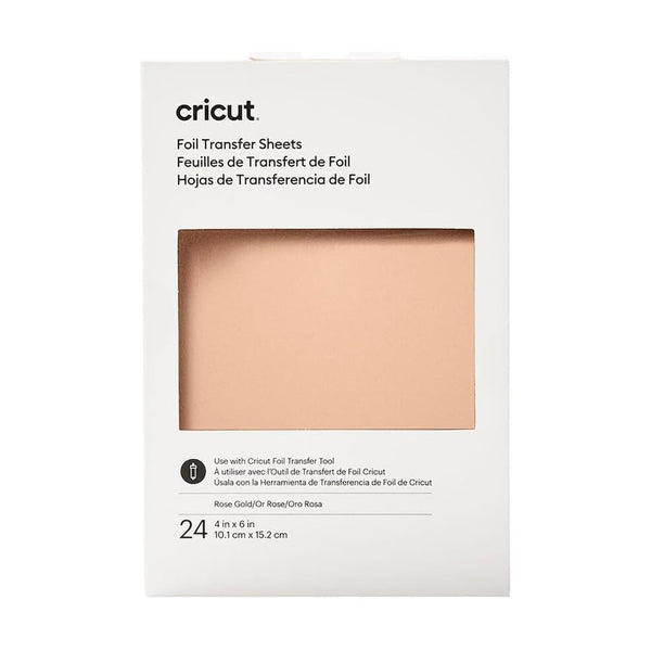 CRICUT CONSUMABLE Cricut Transfer Foil Sheets 10xl5cm 24 sheets (Rose Gold)