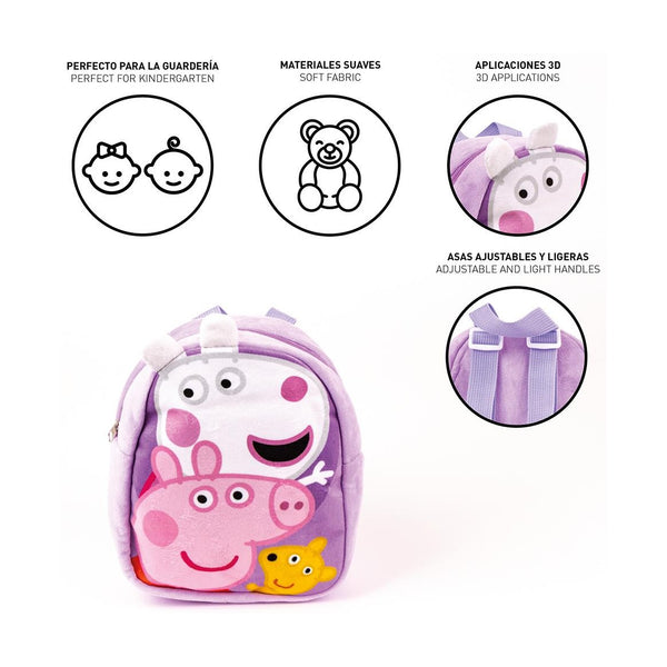 Cerda - Backpack Kindergarte Character Plush Peppa Pig