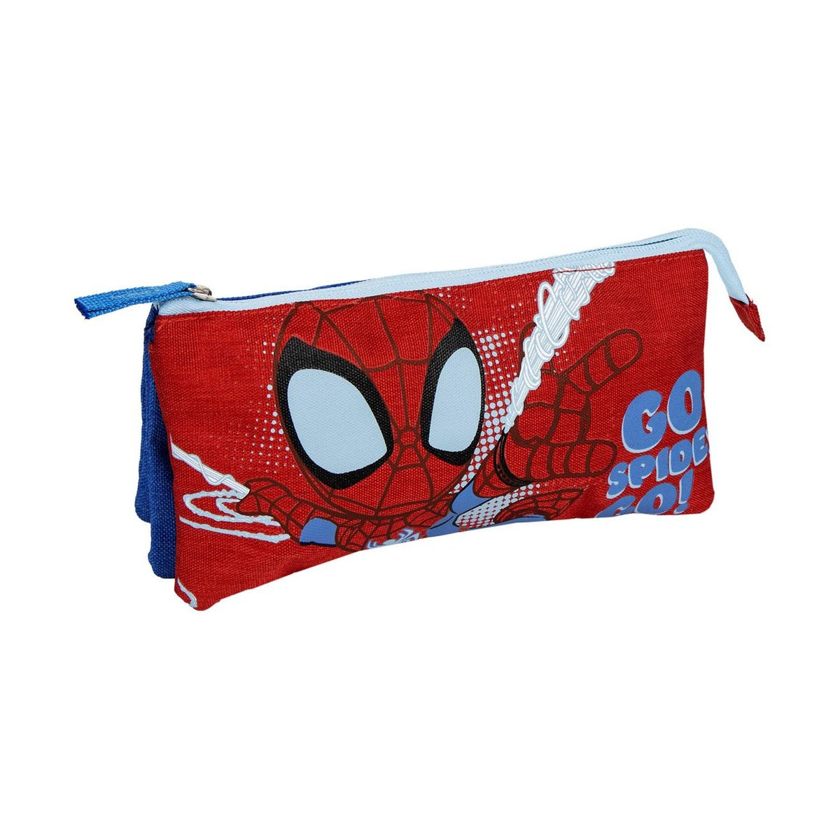 Cerda - Pencil Case 3 Compartments Spidey