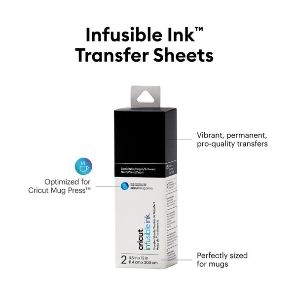 Cricut Joy Infusible Ink Transfer Sheets 2-pack (Black)